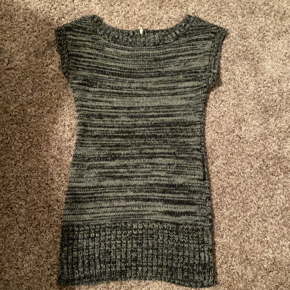 Women’s dark gray sweater dress, size S